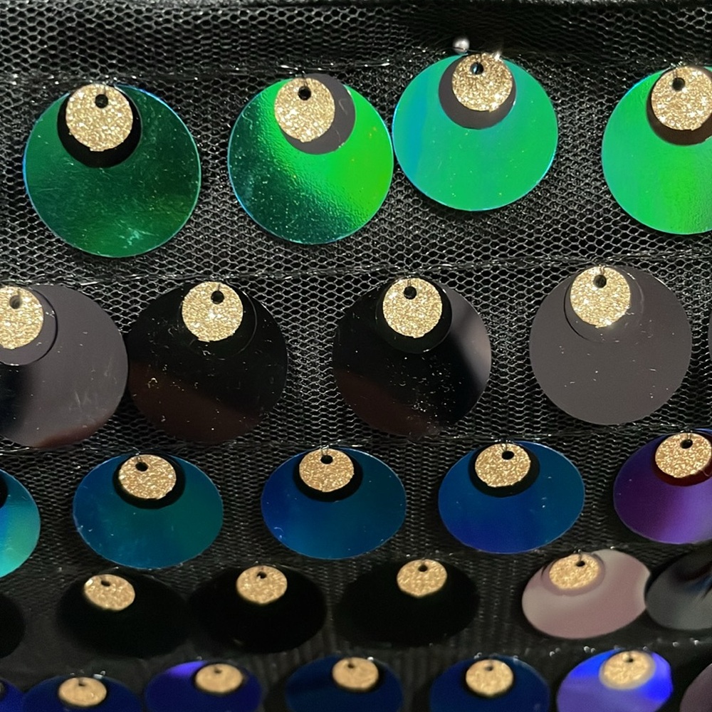 Glamorous Sequin Maxi Dress - Blue and Green - Picture 4 of 5